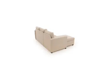 Tareen Sofa med Divan 3-personers - Beige - Møbler - Sofaer - Sovesofaer - Sovesofa chaiselong