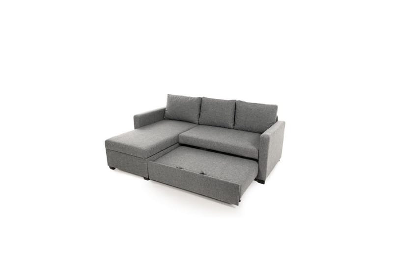 Tareen Sofa med Divan 3-personers - Lysegrå - Møbler - Sofaer - Sofa med chaiselong
