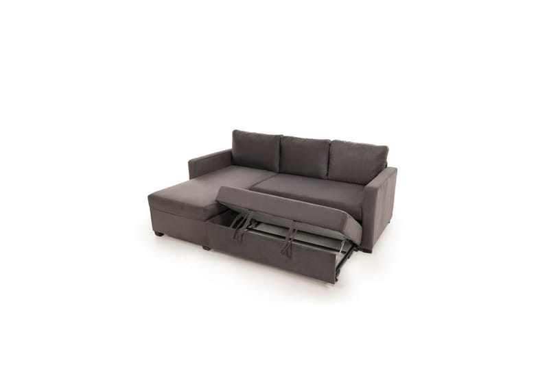 Tareen Sofa med Divan 3-personers - Grå - Møbler - Sofaer - Sofa med chaiselong