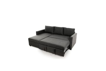 Tareen Sofa med Divan 3-personers - Mørkegrå - Møbler - Sofaer - Sovesofaer - Sovesofa chaiselong