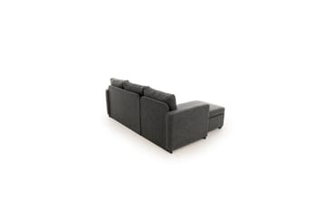 Tareen Sofa med Divan 3-personers - Mørkegrå - Møbler - Sofaer - Sovesofaer - Sovesofa chaiselong