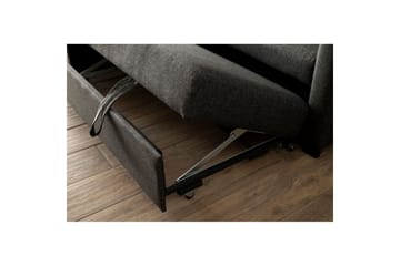 Tareen Sofa med Divan 3-personers - Mørkegrå - Møbler - Sofaer - Sovesofaer - Sovesofa chaiselong