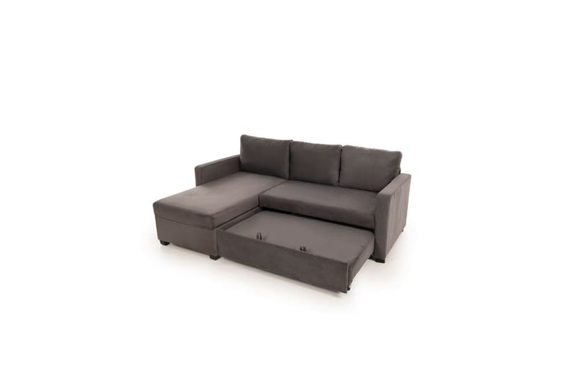 Tareen Sofa med Divan 3-personers - Grå - Møbler - Sofaer - Sofa med chaiselong