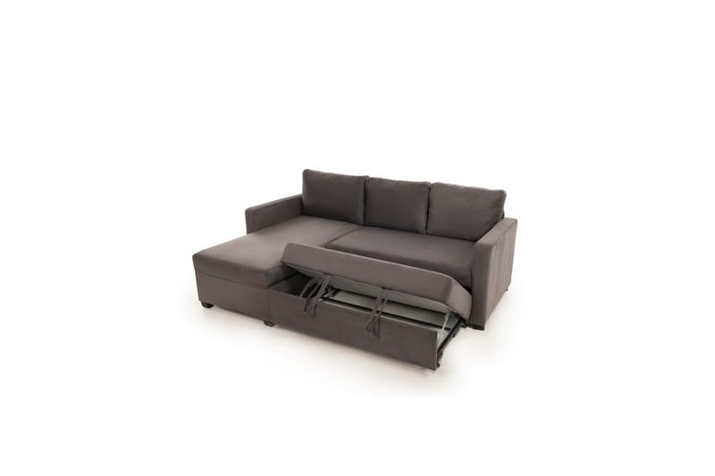 Tareen Sofa med Divan 3-personers - Grå - Møbler - Sofaer - Sofa med chaiselong