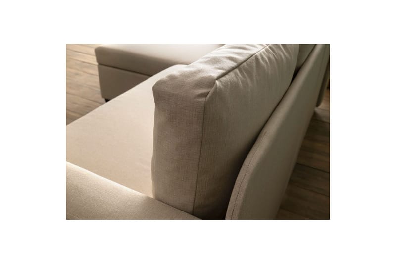 Tareen Sofa med Divan 3-personers - Beige - Møbler - Sofaer - Sofa med chaiselong