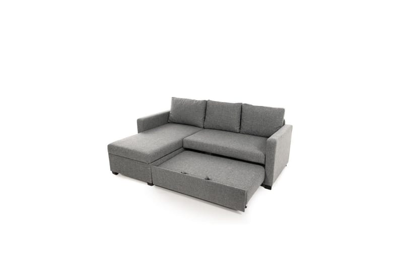 Tareen Sofa med Divan 3-personers - Lysegrå - Møbler - Sofaer - Sofa med chaiselong