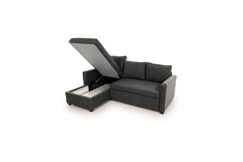 Tareen Sofa med Divan 3-personers - Mørkegrå - Møbler - Sofaer - Sofa med chaiselong