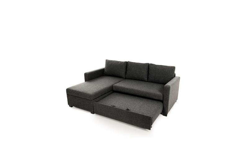 Tareen Sofa med Divan 3-personers - Mørkegrå - Møbler - Sofaer - Sofa med chaiselong