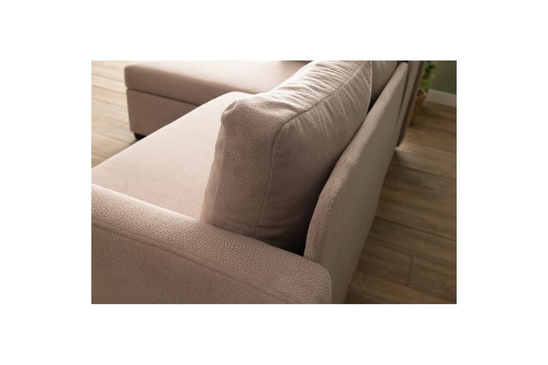 Tareen Sofa med Divan 3-personers - Brun - Møbler - Sofaer - Sofa med chaiselong