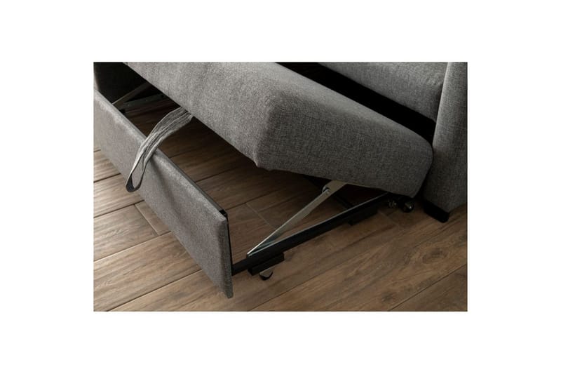 Tareen Sofa med Divan 3-personers - Lysegrå - Møbler - Sofaer - Sofa med chaiselong