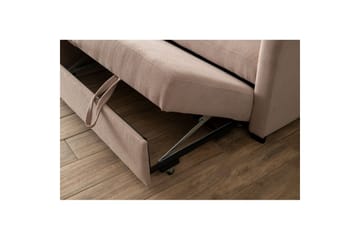 Tareen Sofa med Divan 3-personers - Brun - Møbler - Sofaer - Sovesofaer - Sovesofa chaiselong