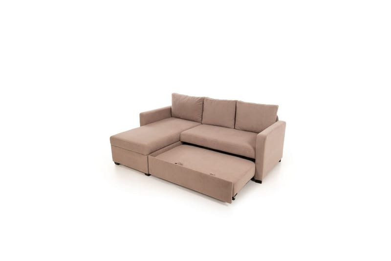 Tareen Sofa med Divan 3-personers - Brun - Møbler - Sofaer - Sofa med chaiselong