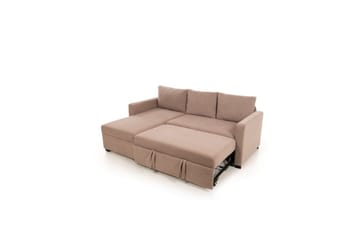 Tareen Sofa med Divan 3-personers - Brun - Møbler - Sofaer - Sovesofaer - Sovesofa chaiselong