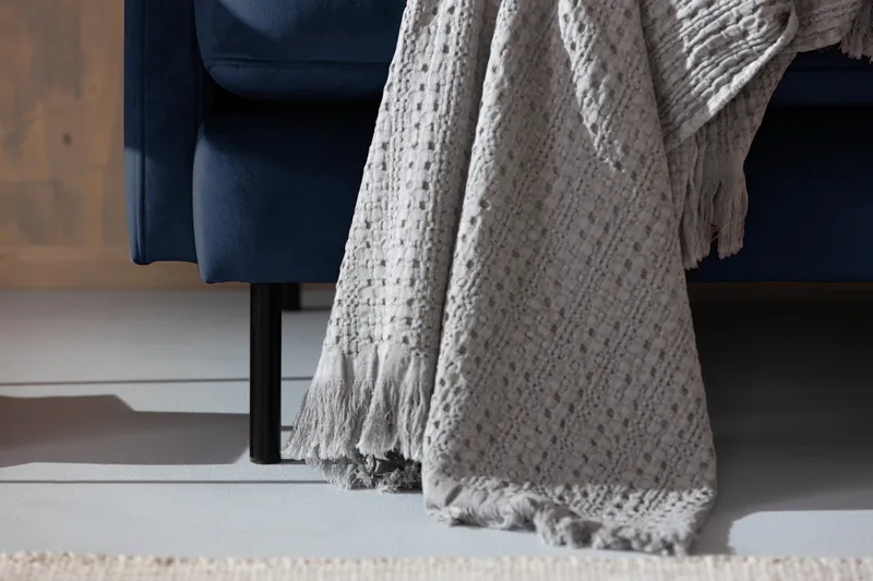 Theodin 2,5-sædet veloursofa med chaiselong Venstre - Møbler - Sofaer - Sofa med chaiselong