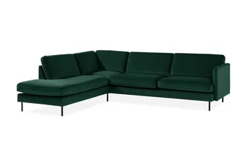 Theodin 2,5-sædet veloursofa med chaiselong Venstre - Møbler - Sofaer - Sofa med chaiselong