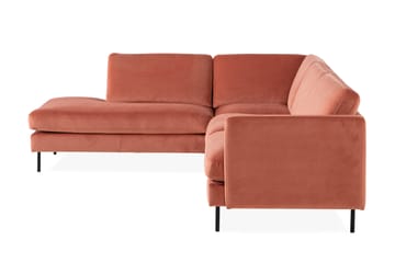 Theodin 2,5-sædet veloursofa med chaiselong Venstre - Møbler - Sofaer - Sofa med chaiselong