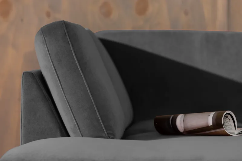 Theodin 2,5-sædet veloursofa med chaiselong Venstre - Møbler - Sofaer - Sofa med chaiselong