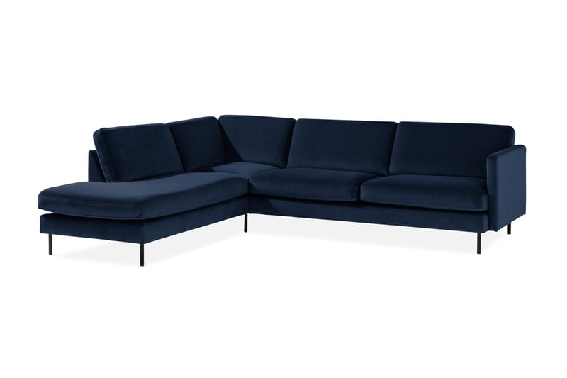 Theodin 2,5-sædet veloursofa med chaiselong Venstre - Møbler - Sofaer - Sofa med chaiselong
