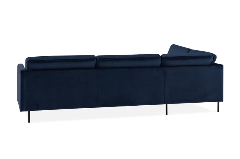 Theodin 2,5-sædet veloursofa med chaiselong Venstre - Sofa med chaiselong - Velour sofaer - 2-personer sofa med chaiselong