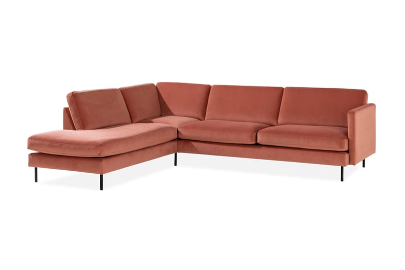 Theodin 2,5-sædet veloursofa med chaiselong Venstre - Møbler - Sofaer - Sofa med chaiselong