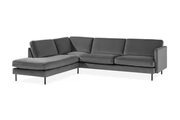 Theodin 2,5-sædet veloursofa med chaiselong Venstre - Møbler - Sofaer - Sofa med chaiselong