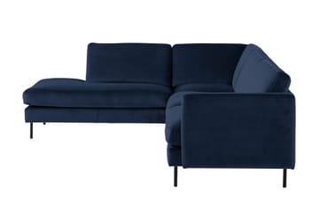 Theodin 2,5-sædet veloursofa med chaiselong Venstre - Møbler - Sofaer - Sofa med chaiselong