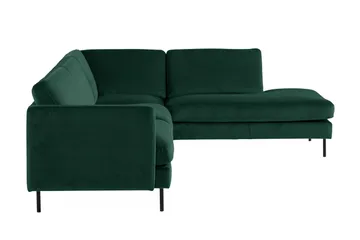 Theodin 2,5-pers. veloursofa med chaiselong Højre - Møbler - Sofaer - Sofa med chaiselong