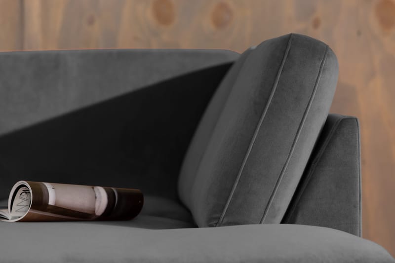 Theodin 2,5-pers. veloursofa med chaiselong Højre - Møbler - Sofaer - Sofa med chaiselong