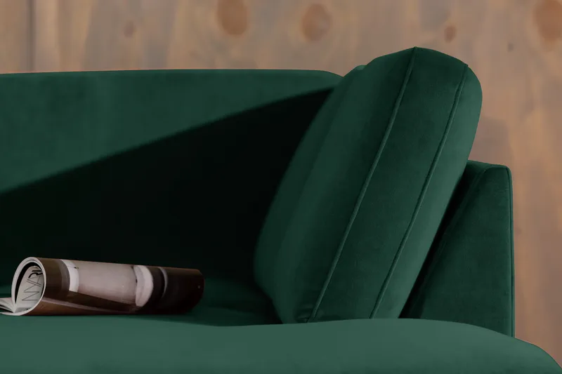 Theodin 2,5-pers. veloursofa med chaiselong Højre - Møbler - Sofaer - Sofa med chaiselong