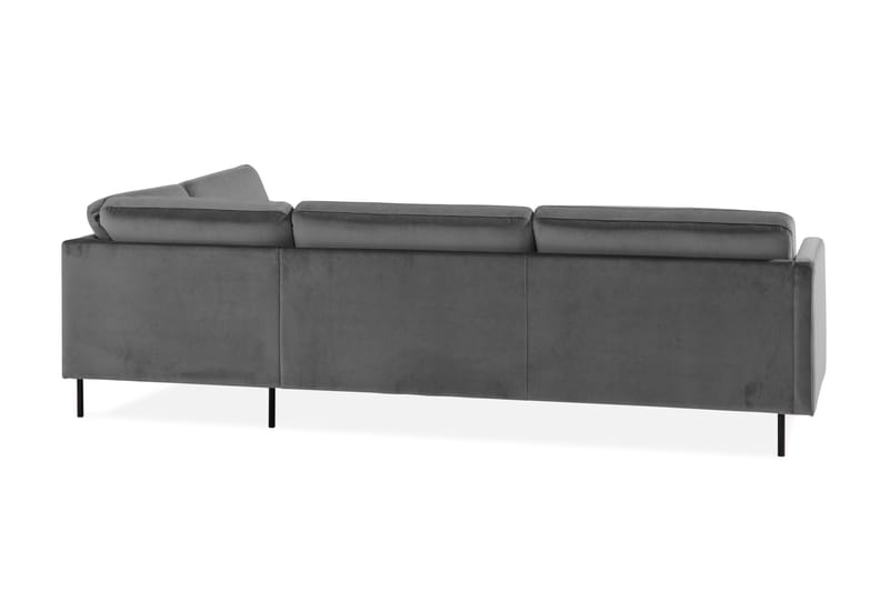 Theodin 2,5-pers. veloursofa med chaiselong Højre - Møbler - Sofaer - Sofa med chaiselong