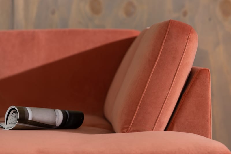 Theodin 2,5-pers. veloursofa med chaiselong Højre - Møbler - Sofaer - Sofa med chaiselong