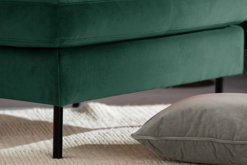 Theodin 2,5-pers. veloursofa med chaiselong Højre - Møbler - Sofaer - Sofa med chaiselong