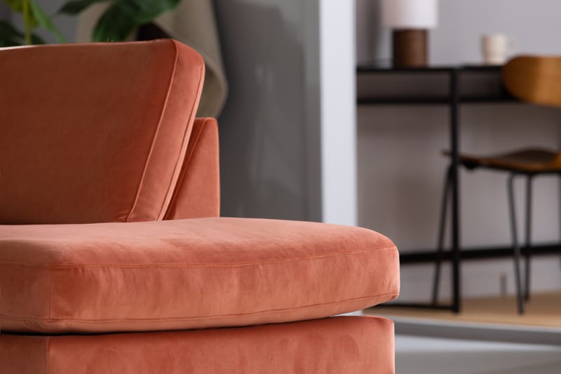 Theodin 2,5-pers. veloursofa med chaiselong Højre - Møbler - Sofaer - Sofa med chaiselong