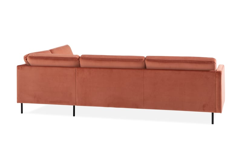 Theodin 2,5-pers. veloursofa med chaiselong Højre - Møbler - Sofaer - Sofa med chaiselong