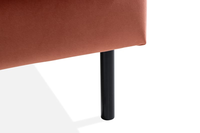 Theodin 2,5-pers. veloursofa med chaiselong Højre - Møbler - Sofaer - Sofa med chaiselong