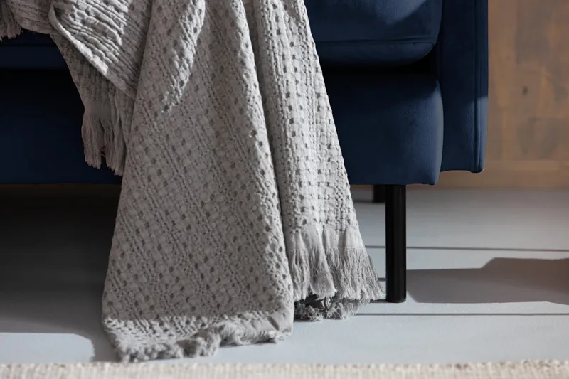 Theodin 2,5-pers. veloursofa med chaiselong Højre - Møbler - Sofaer - Sofa med chaiselong