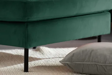 Theodin 2,5-pers. veloursofa med chaiselong Højre - Møbler - Sofaer - Sofa med chaiselong