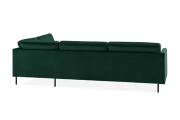 Theodin 2,5-pers. veloursofa med chaiselong Højre - Møbler - Sofaer - Sofa med chaiselong