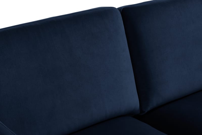 Theodin velour sofa 2-pers. med Diva højre - Møbler - Sofaer - Sofa med chaiselong