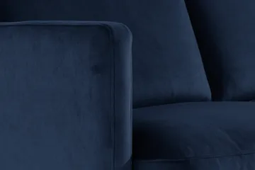 Theodin velour sofa 2-pers. med Diva højre - Møbler - Sofaer - Sofa med chaiselong