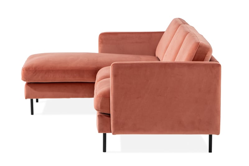 Theodin Velour sofa 2-pers. med Diva venstre - Sofa med chaiselong - Velour sofaer - 2-personer sofa med chaiselong