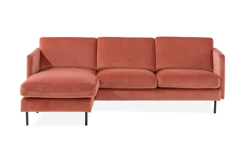 Theodin Velour sofa 2-pers. med Diva venstre - Møbler - Sofaer - Sofa med chaiselong