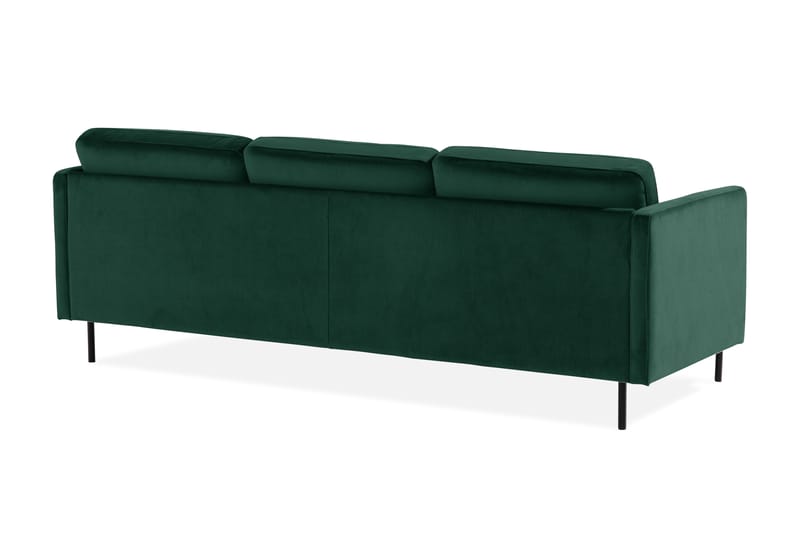 Theodin velour sofa 2-pers. med Diva højre - Sofa med chaiselong - Velour sofaer - 2-personer sofa med chaiselong