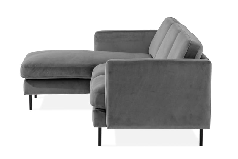 Theodin Velour sofa 2-pers. med Diva venstre - Sofa med chaiselong - Velour sofaer - 2-personer sofa med chaiselong