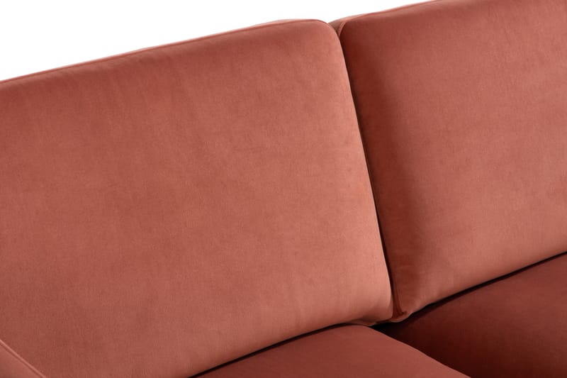 Theodin Velour sofa 2-pers. med Diva venstre - Sofa med chaiselong - Velour sofaer - 2-personer sofa med chaiselong