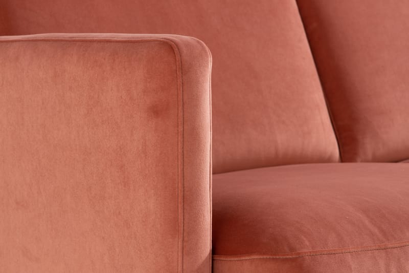 Theodin velour sofa 2-pers. med Diva højre - Møbler - Sofaer - Sofa med chaiselong