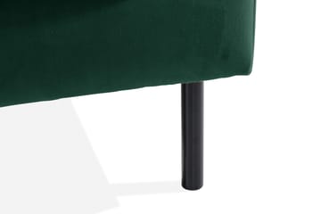 Theodin velour sofa 2-pers. med Diva højre - Møbler - Sofaer - Sofa med chaiselong