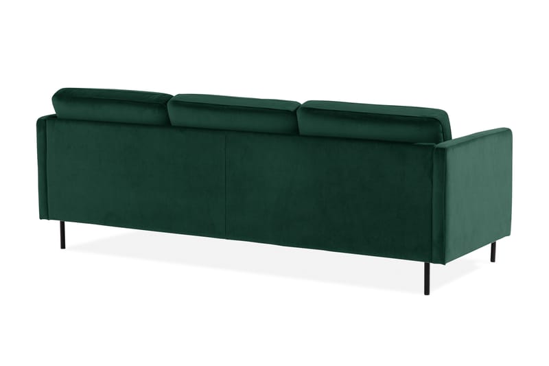 Theodin velour sofa 2-pers. med Diva højre - Møbler - Sofaer - Sofa med chaiselong