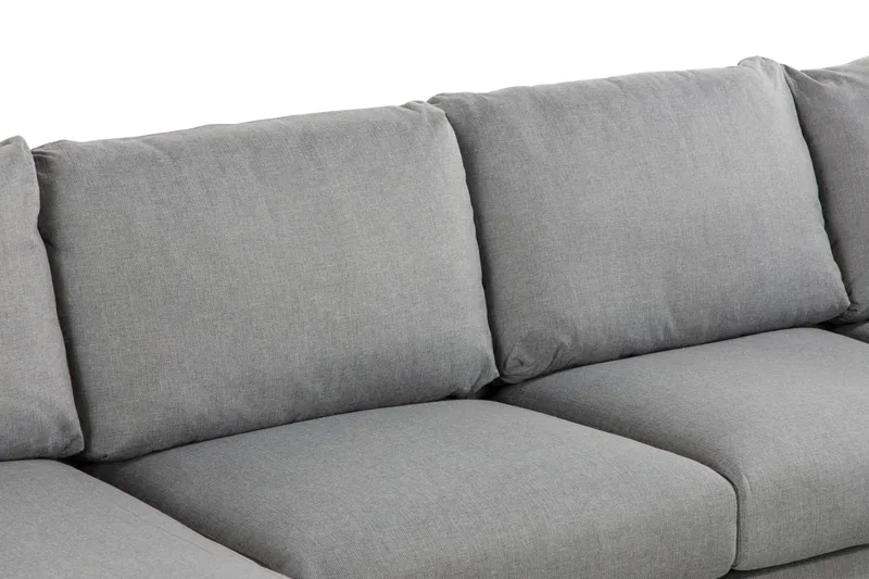 Trend 5-personers Venstrevendt U-formet Hjørnesofa med Divan i Stof - Grå - Møbler - Sofaer - Hjørnesofa - Hjørnesofa med chaiselong