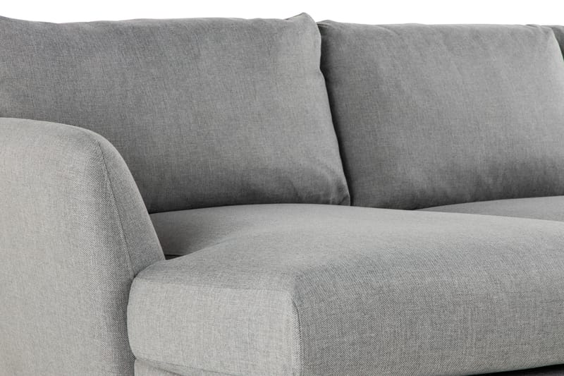 Trend 5-personers Venstrevendt U-formet Hjørnesofa med Divan i Stof - Grå - Møbler - Sofaer - Sofa med chaiselong